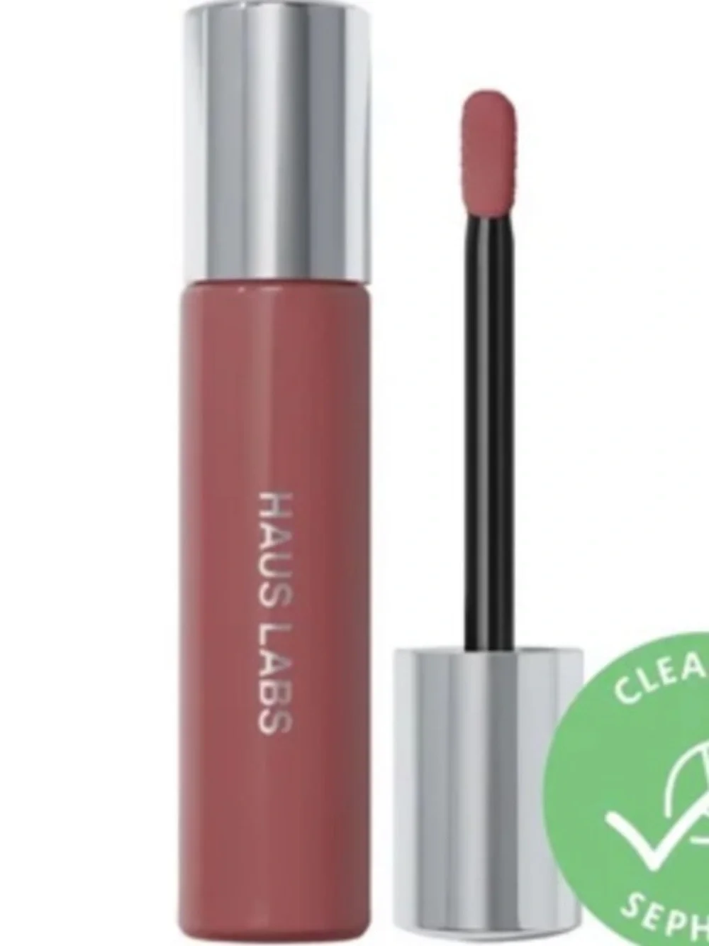 Haus Labs By Lady Gaga Atomic Shake Lip Lacquer Rosewood Shine